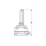 Lampa D1S 35W 12V 4300K Ultra White L58320