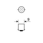 Lampa Λαμπακι BA9s POWER4 Μπλε Φως HYPER-LED L58478