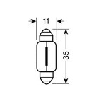 Lampa Λαμπακια Μπλε Σωληνωτα 12V/C5W 35mm L58340 Lampa Λαμπακια Μπλε Σωληνωτα 12V/C5W 35mm L58340