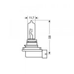 Osram H9 12V 65W Original Line 64213 PGJ19-5 – 1 Τεμ
