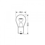 Osram PY21W 12V 21W BAU15s 10ΤΕΜ. 7507
