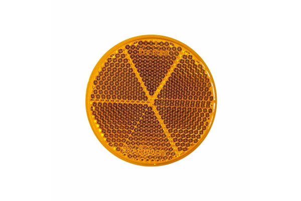 Αντανακλαστικό Αυτοκόλλητο Στρόγγυλο 60mm Proplast Πορτοκαλί 26101101 1 Τεμάχιο
