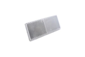 Αντανακλαστικό Αυτοκόλλητο 56mm X 39mm Proplast Λευκό 26113103 1 Τεμάχιο