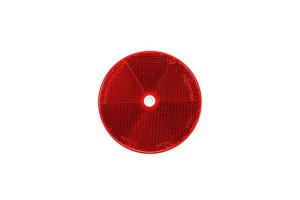 Αντανακλαστικό Αυτοκόλλητο & Βιδωτό Στρόγγυλο 60mm Proplast Κόκκινο 26108102 1 Τεμάχιο