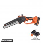 Αλυσοπρίονο Mini Μπαταρίας 21Volt Με Λάμα 20cm Brushless Επαναφορτιζόμενο Krausmann 3040