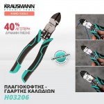 Πλαγιοκόφτης – Γδάρτης Καλωδίων 7.5" 190mm CR-V Krausmann H03206