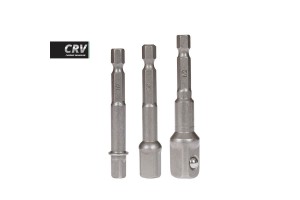 Αντάπτορες Για Καρυδάκια 1/2 , 3/8 , 1/4 Krausmann AC10500 Σετ 3 Τεμάχια