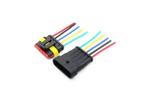 Αδιάβροχος Σύνδεσμος Καλωδίων 5 Pin 1 Ζευγάρι