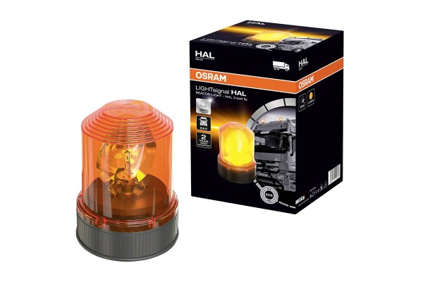 Φάρος Ασφαλείας Αυτοκινήτου Osram Beacon Light H1 24Volt 2200K 150 X 193 Mm Πορτοκαλί RΒL101