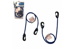 Χταπόδια Πρόσδεσης Ελαστικά Με Πλαστικό Γάντζο Carabiner 8mm X 100cm 2 Τεμάχια