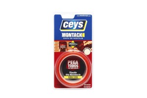 Ταινία Διπλής Όψεως Ceys Montack Total Grip 19mm X 2,5m 1 Τεμάχιο