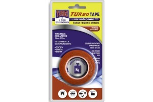 Ταινία Διπλής Όψεως Turbo Tape 19mm X 1.5m 1 Τεμάχιο