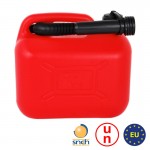 Μπετόνι - Δοχείο Καυσίμων Πλαστικό Κόκκινο 10 Lt Deura