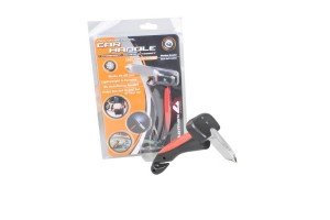 Σφυράκι Ασφαλείας Αυτοκινήτου Έκτακτης Ανάγκης Multifunction 4 Σε 1 Για Θραύση Τζαμιών & Κοπή Ζώνης Ασφαλείας & Led & Λαβή 1 Τεμάχιο