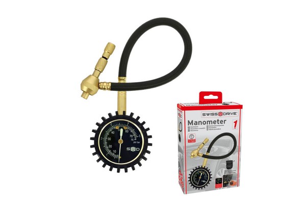 Μετρητής Πίεσης Ελαστικών Αναλογικός 75 Psi 5 Bar Swiss Drive TYRE060