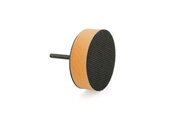 Flexipads 48215 Mini Βαση Δραπανου Με Σφουγγαρι Και Αξονα 6MM, Hookit ,75MM