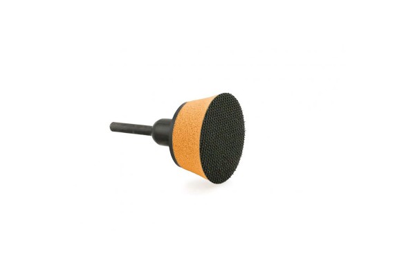 Flexipads 48220 Mini Βαση Δραπανου Με Σφουγγαρι Και Αξονα 6MM, Hookit ,50MM