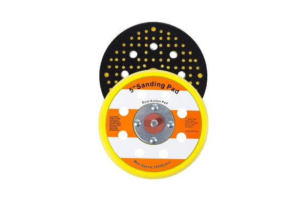 Finopads FP-20957 Πολυτρυπη Πλακα Τριβειου "SLIM", Φ125mm, HOOKIT, 6+ Mh (5/16)