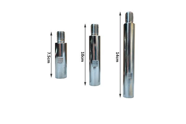 Maestro FPETS-14KIT Σετ Προεκτασεις Για Αλοιφαδορο DETAILING, 57/80/120MM (M14 Θηλ - Μ14 ΑΡΣ)