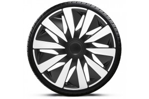 Σετ Διεθνη Τασια Τροχων 14'' Lazio Carbon SILVER-BLACK (4ΤΕΜ)