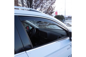 Farad Σετ Ανεμοθραύστες Μπροστινοί για Skoda Karoq 2017 5D 2τμχ