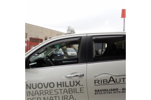 Σετ 4 Ανεμοθραυστες Toyota Hilux 2016-> 4πορτο (ΕΜΠΡΟΣ-ΠΙΣΩ)