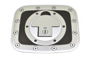 Niken Αυτοκόλλητο T για Τάπα Βενζίνης Αυτοκινήτου σε Ασημί Χρώμα