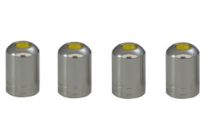 Niken Καπάκια Βαλβίδων με Αντανακλαστικό Ασημί