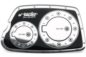 Simoni Racing Αυτοκόλλητο Χρωμίου για Τάπα Βενζίνης Αυτοκινήτου