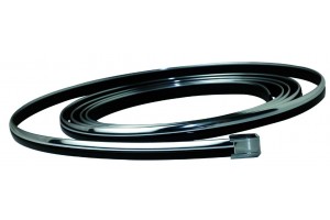 Hypersonic Τριμ Χρώμιο / Μαύρο 12mm 3m