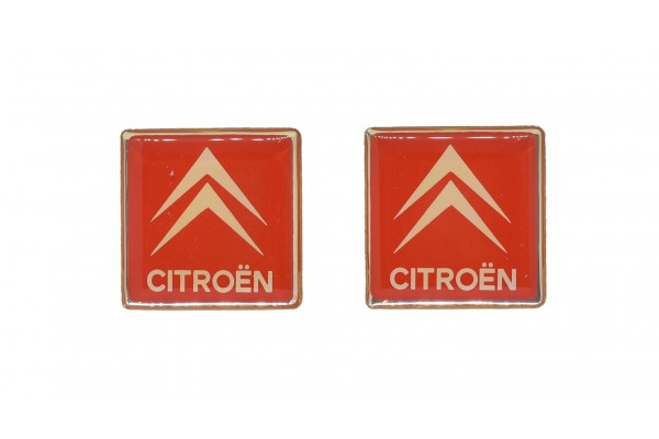 Αυτοκόλλητα Σήματα Αυτοκινήτου Citroen 3 x 3cm 2τμχ