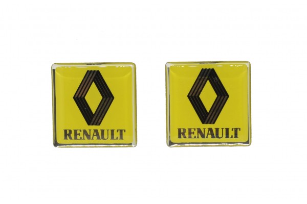Αυτοκόλλητα Σήματα Αυτοκινήτου Renault 3 x 3cm 2τμχ
