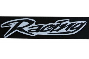 Carman Αυτοκόλλητο Αυτοκινήτου Racing σε Μαύρο Χρώμα