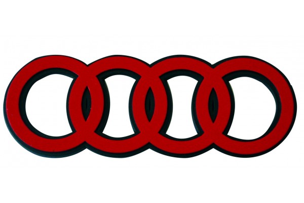Αυτοκόλλητο Σήμα Αυτοκινήτου 10cm σε Κόκκινο Χρώμα