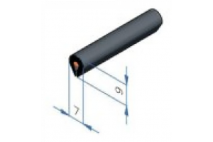 Combicar Trim Universal Χρώμιο 25m