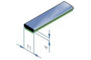 Combicar Trim 10mm Χρώμιο Κουλούρα 50 Μέτρων
