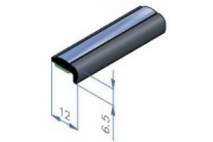 Combicar Trim Universal Φτερού με Γεισάκι 12.5mm 50m