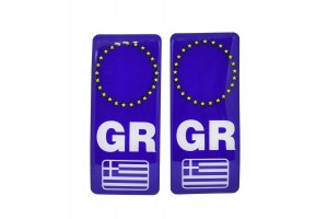Σημα Αυτοκολλητο GR Καθετο