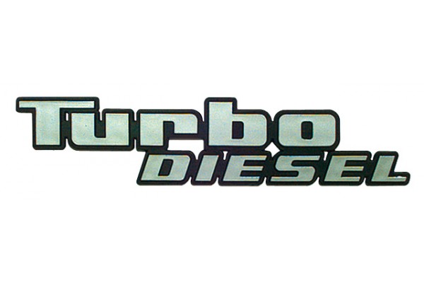 Richter Αυτοκόλλητο Σήμα Αυτοκινήτου Turbo Diesel