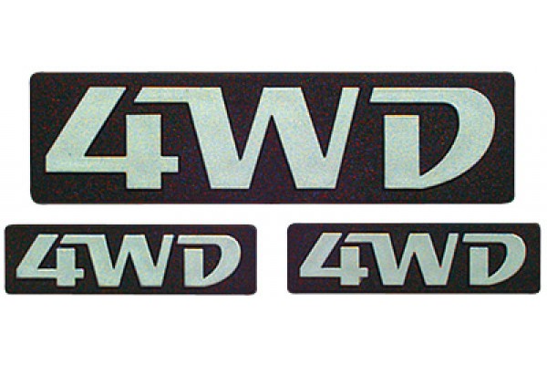 Richter Αυτοκόλλητο Σήμα Αυτοκινήτου 4WD