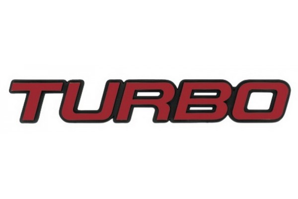 Σηματα Αυτοκολλητα Turbo Κοκκινα