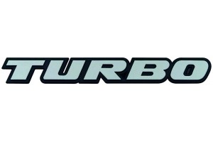 Richter Αυτοκόλλητο Σήμα Αυτοκινήτου Turbo σε Ασημί Χρώμα