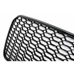 Κεντρική Μάσκα Χωρίς Σήμα Κατάλληλη Για Audi A6 C7 4G (2011-2014) Σε Γυαλιστερό Μαύρο Χρώμα