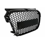 Μπροστινή Μάσκα Χωρίς Σήμα Κατάλληλη Για Audi A1 8X (2010-2014) RS1 Design Piano Black Μπροστινή Μάσκα Χωρίς Σήμα Κατάλληλη Για Audi A1 8X (2010-2014) RS1 Design Piano Black