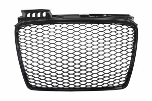 Μπροστινή Μάσκα Χωρίς Σήμα Κατάλληλη Για Audi A4 B7 (2004-2008) RS4 Piano Black