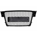 Μπροστινή Μάσκα Χωρίς Σήμα Κατάλληλη Για Audi A4 B8 (2007-2012) Rs Design Piano Black