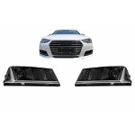 Κάτω Μάσκα Προφυλακτήρα Acc Καλύμματα Πλαϊνών Γρίλιων Κατάλληλα Για Audi A4 B9 Sedan Avant (2016-2018) RS4 Design Silver Edition Κάτω Μάσκα Προφυλακτήρα Acc Καλύμματα Πλαϊνών Γρίλιων Κατάλληλα Για Audi A4 B9 Sedan Avant (2016-2018) RS4 Design Silver Edition