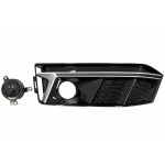 Κάτω Μάσκα Προφυλακτήρα Acc Καλύμματα Πλαϊνών Γρίλιων Κατάλληλα Για Audi A4 B9 S-Line Sedan Avant (2016-2018) RS4 Design Silver Edition