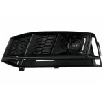 Κάτω Μάσκα Προφυλακτήρα Acc Καλύμματα Πλαϊνών Γρίλιων Κατάλληλα Για Audi A4 B9 S-Line Sedan Avant (2016-2018) RS4 Design Black Edition