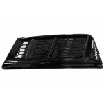 Καλύμματα Κάτω Μάσκας Προφυλακτήρα Για Πλευρικές Γρίλιες Κατάλληλα Για Audi A4 B9 Sedan Avant (2016-2018) RS4 Design Black Edition